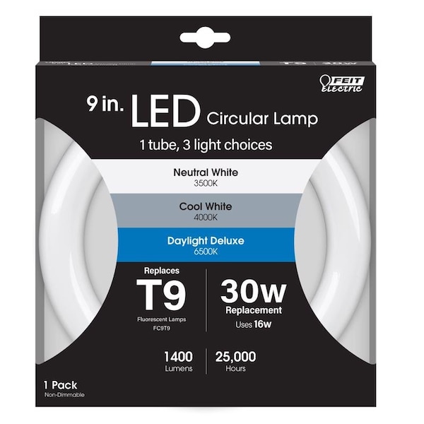Feit Electric Feit T9 4-Pin LED Tube Light Color Changing 30 Watt Equivalence 1 pk FC9/3CCT/LED - main